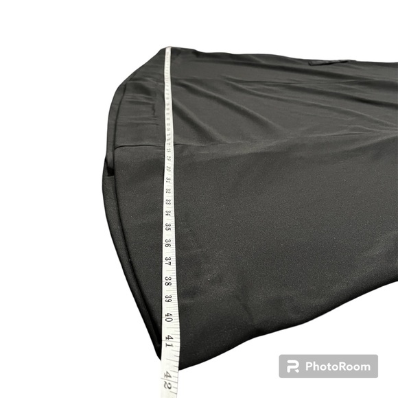 Elegant Choir modest floorlength gown with flowy bell sleeves and ribbon - Picture 13 of 15